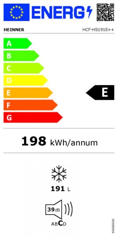 Heinner HCF-HS191E++ refrigerator - Image 3