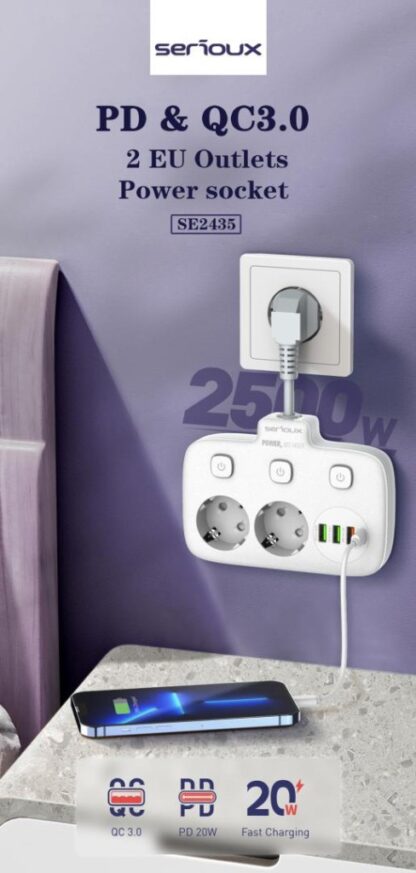 EXTENSION WITH SERIOUS PROTECTION QC3.0 - Image 3