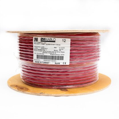 Fire cable JY(St)YLg 2x2x1.5 mm RED