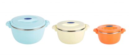 FOOD WARMER 3 PCS SET 2+4+6L,BELLY BLUE - Image 3