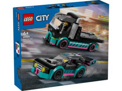 Race Car and Car Carrier Truck, LEGO 60406 - Image 8