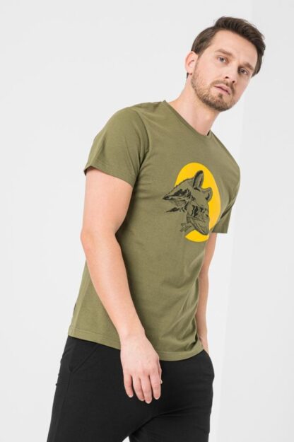 Men's Casual T-Shirt Ciucas Men's Khaki-S - Image 2