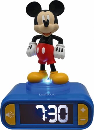 MICKEY M. 3D LIGHT ALARM CLOCK