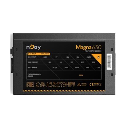 PSU ATX 650W NJOY MAGNA 80+ BRONZE - Image 4