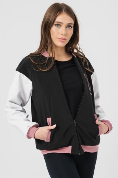 W BOMBER JACKET PINK XL
