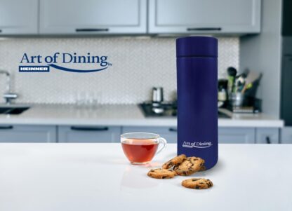 Art of Dining, Thermos stainless steel 450 Ml with led indicator for temperature, Blue - Image 3