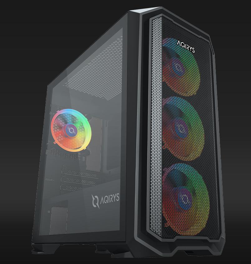 PC Case Aqirys Wezen Midi Tower Black - Image 3