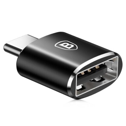 Adapter Baseus Mini OTG CATOTG-01, black - Image 2