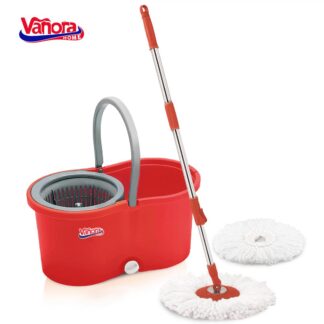 SET CURATENIE CLEAN360,MOP ROTATIV, ROSU