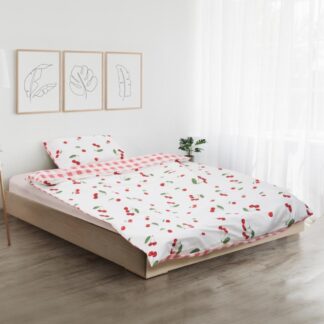 CHERRY COTTON SINGLE BEDDING SET