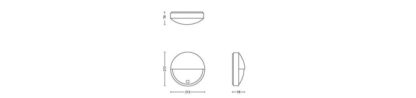 Outdoor wall lamp with sensor Philips Capricorn 1x6W Led - Image 3