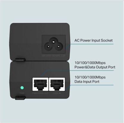 TP-LINK POE++ INJECTOR TL-POE160S