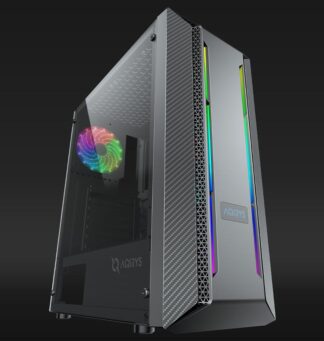 PC Case Aqirys Mizar Midi Tower Black