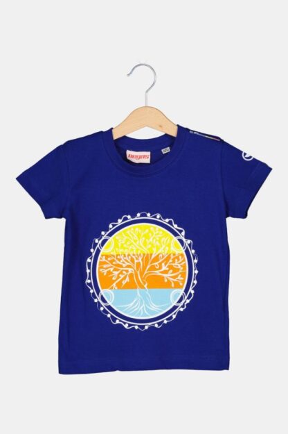 Royal Blue-6 Children's Family Wheel T-Shirt