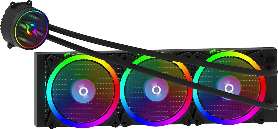 CPU Cooler Aquarius 360 AIO Black ARGB - Image 2