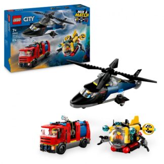 ELICOPTER, POMPIERI&SUBMARIN,LEGO 60462