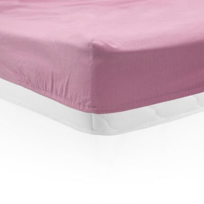 BED SHEET WITH ELASTIC 140X200 CM PINK
