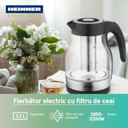 ELECTRIC KETTLE HEINNER HEK-TF2200GBK - Image 3