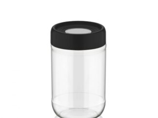 Glass storage jar with lid,660 ML