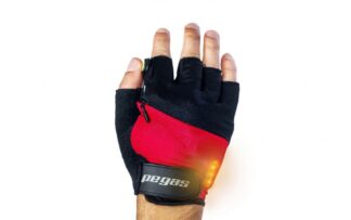 PEGAS GLOVES WITH LED SIGNAL, XXXL, RED