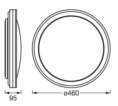 SMART WIFI ORBIS CIRCLE460 RGBTW WTLEDV - Image 2