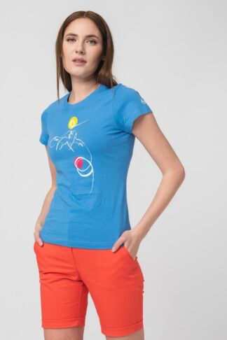 Tshirt Casual F Cal Pegas Azure-S