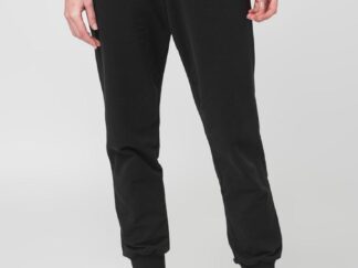 Black Cotton Women's Pants-XL