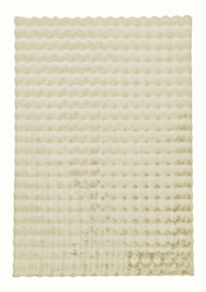 PAOPAO FUR CARPET 80X150 CM CREAM - Image 2