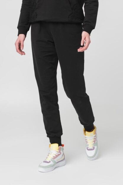 Black Cotton Women's Pants-L - Image 3