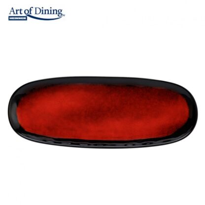 SET 4 X CERAMIC PLATE 38x15CM, VULCANO