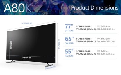 OLED TV 77" SONY XR77A80KAEP - Image 3