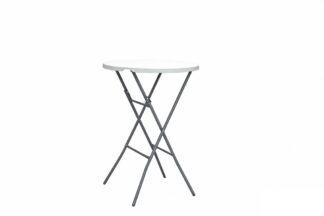 HR FOLDING ROUND PLASTIC TABLE D80*H110CM