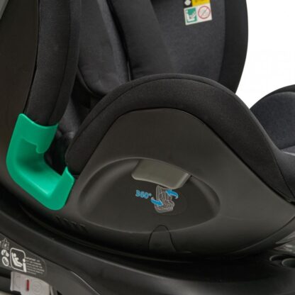360 gr rotating car seat, isofix, Black - Image 8