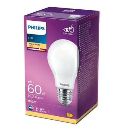 LED CLASSIC 60W A60 E27 WW FR ND 1CT/10 - Image 2