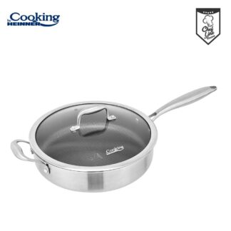 DEEP PAN+LID 24x6.5 CM, TITANIUM3