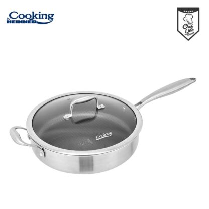 DEEP PAN+LID 24x6.5 CM, TITANIUM3