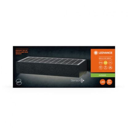 ENDURA SOLAR BRICKLUME WIDE SEN DG LEDV - Image 5