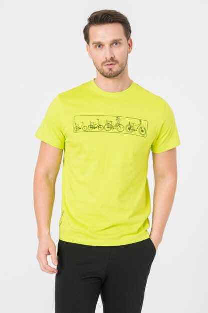 Pegas Men's Lime Punch-Xl Multibike T-Shirt