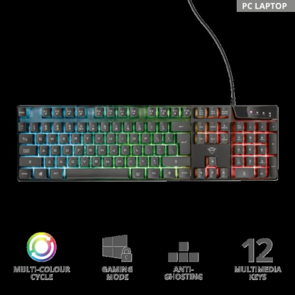 Trust GXT 835 Azor Illuminated Keyboard