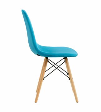 Set of 2 Scandinavian style chairs - Blue