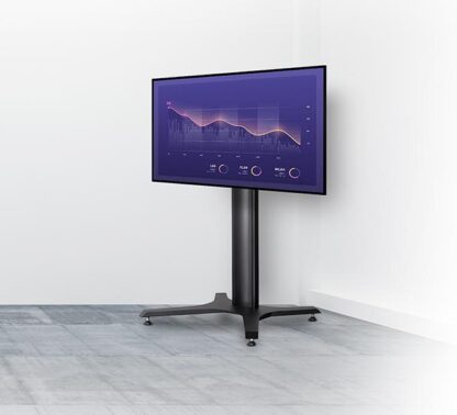 Mobile stand B-Tech 39-75" 70kg 1.4m, black - Image 4
