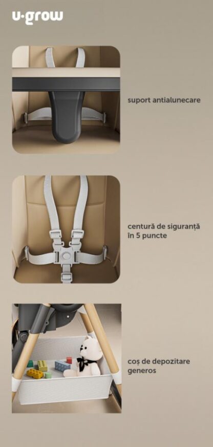 Adjustable dining chair, foldable, blue - Image 6