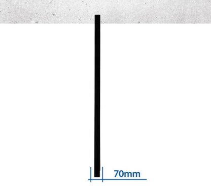 B-Tech ceiling support for OM55N-D, black - Image 4