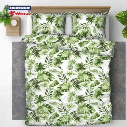 King size cotton bed set, 144 TC, Palm