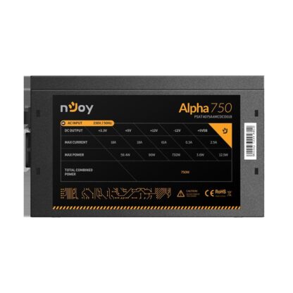 PSU ATX 750W NJOY ALPHA 80+ GOLD - Image 5