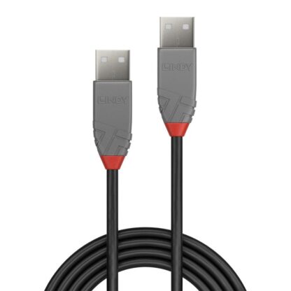 Lindy 0.5m USB 2.0 Type A cable, Anthra Line
