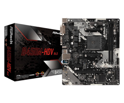 Motherboard ASROCK AMD B450M-HDV R4.0