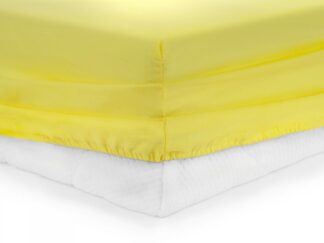 Bed sheet with elastic 90X200 CM - Yellow