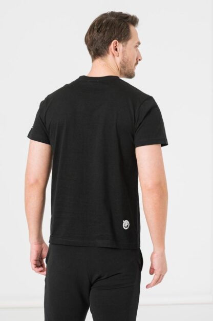 Men's Casual T-Shirt Bicycle Hand Black-M - Image 3