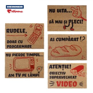 Entrance mat coconut 60X40 CM, FUN